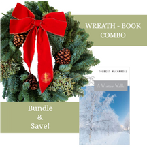 Load image into Gallery viewer, Holiday Special: Wreath &amp; Book Combo
