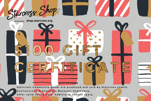 presents theme: $100 Gift Certificate