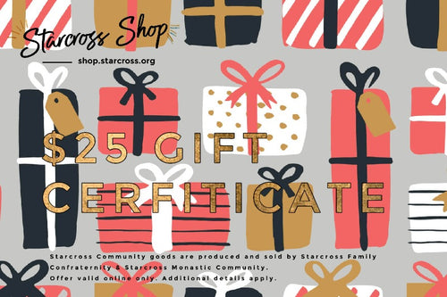 presents theme: $25 Gift Certificate