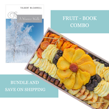 Load image into Gallery viewer, Holiday Special: Sun Dried Fruit Tray &amp; Book Combo
